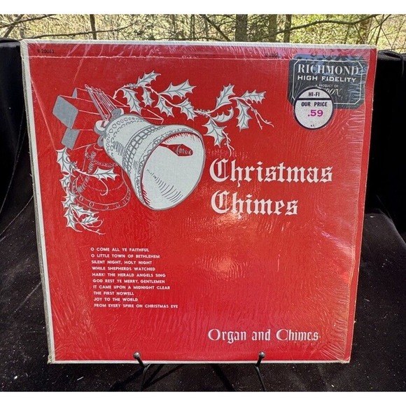 Jimmy Blades & Charles Smart Christmas Chimes Vinyl LP 1950’s Richmond Mint! -R1 - Picture 2 of 10